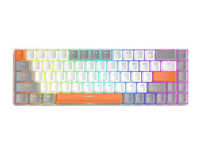 T8 RGB Wired Mechanical Gaming Keyboard Red Switch - Honey Bee