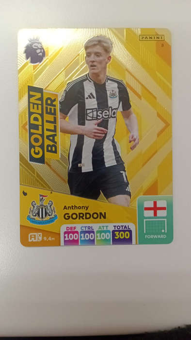 2025 Golden Baller   - Premier League Adrenalyn XL Soccer Card No 8