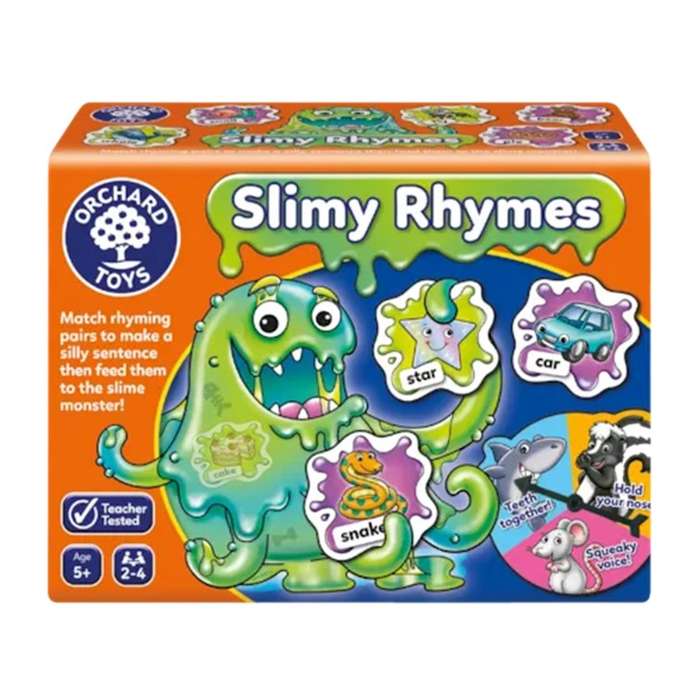 Slimy Rhymes Word and Picture Rhyming Game
