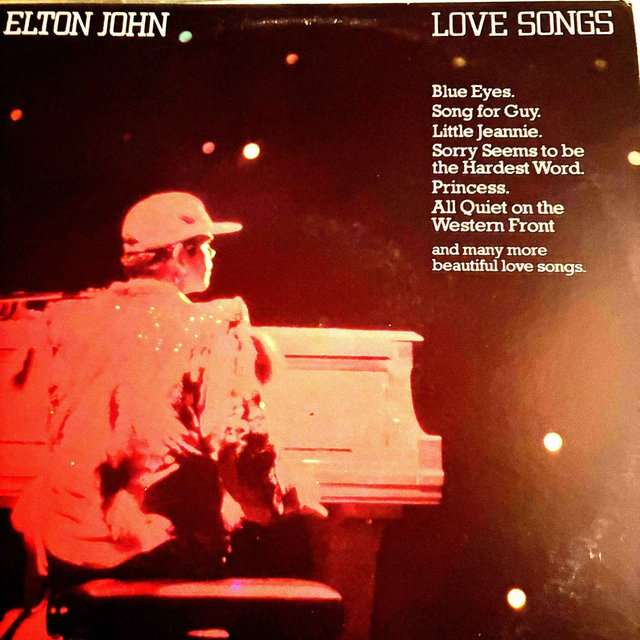 Elton John : Love Songs : LP Cond. = VG