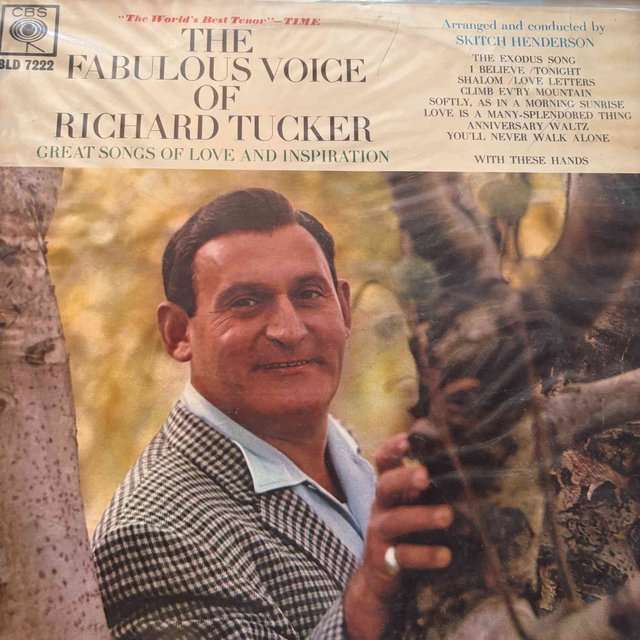 Richard Tucker : The Fabulous Voice of Richard Tucker : LP Cond. = VG