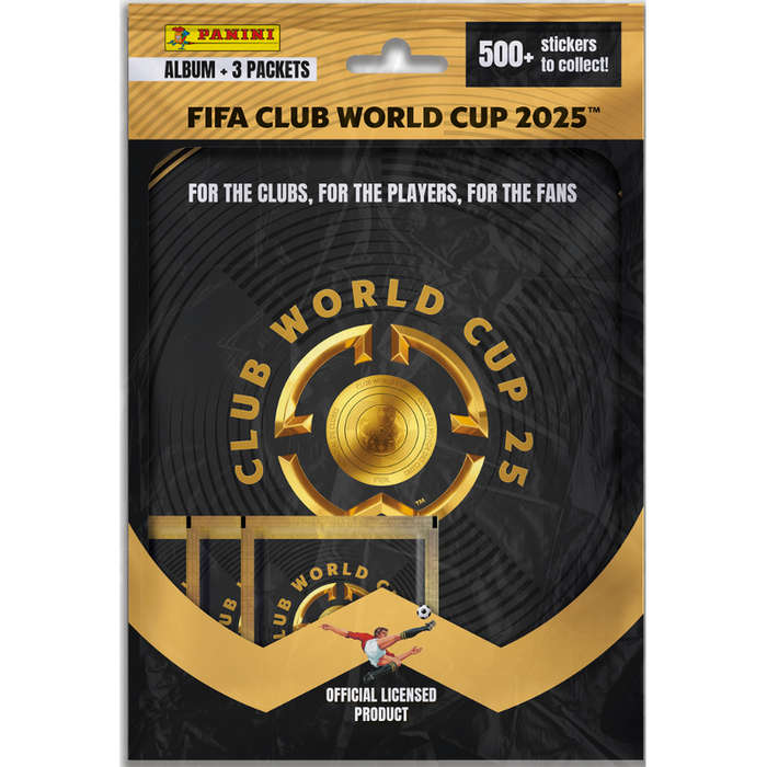 FIFA CLUB World Cup 2025 Soccer Sticker Starter Set (Album + 15 Stickers)