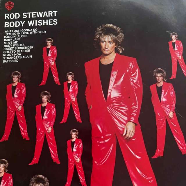 Rod Stewart : Body Wishes : LP Cond. = VG