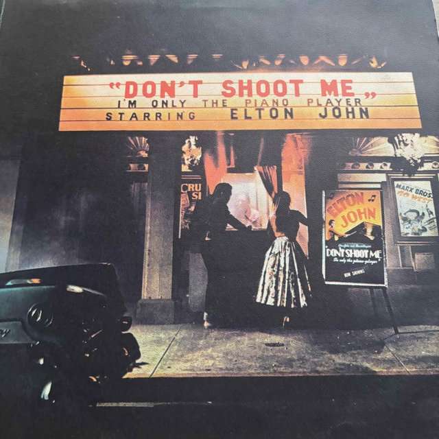 Elton John : Don't Shoot Me I'm Only the Piano Player : LP Cond. = VG