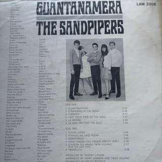 The Sandpipers : Guantanamera : LP Cond. = VG