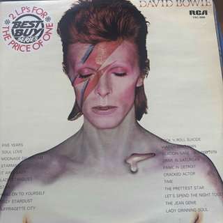 David Bowie : 2 LP Set : LP Cond. = VG