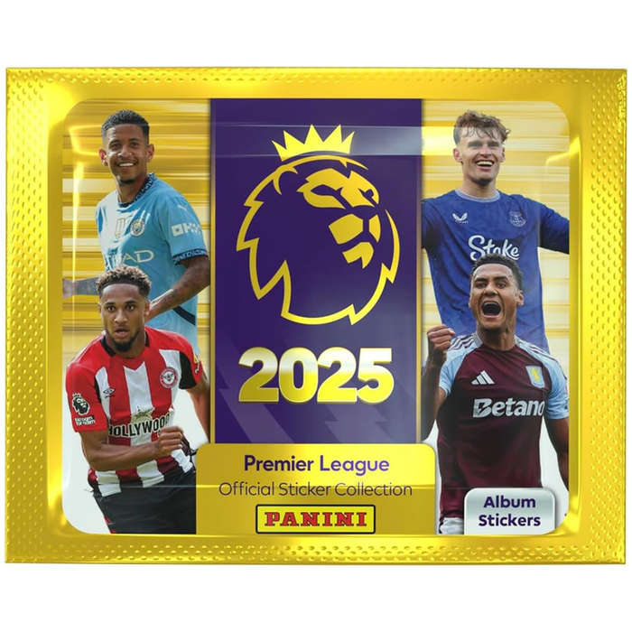 PREMIER LEAGUE 2025 Sticker Packet (5 Stickers)