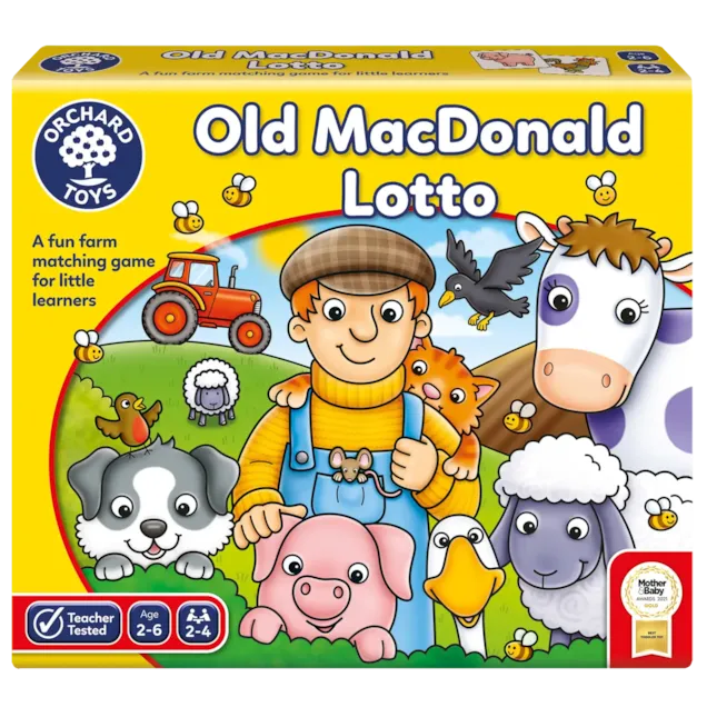 Old Macdonald Lotto Educational Matching Game