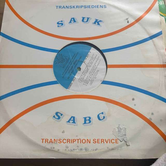 SABC Transcription Service : Various Artists : LP Cond. = VG