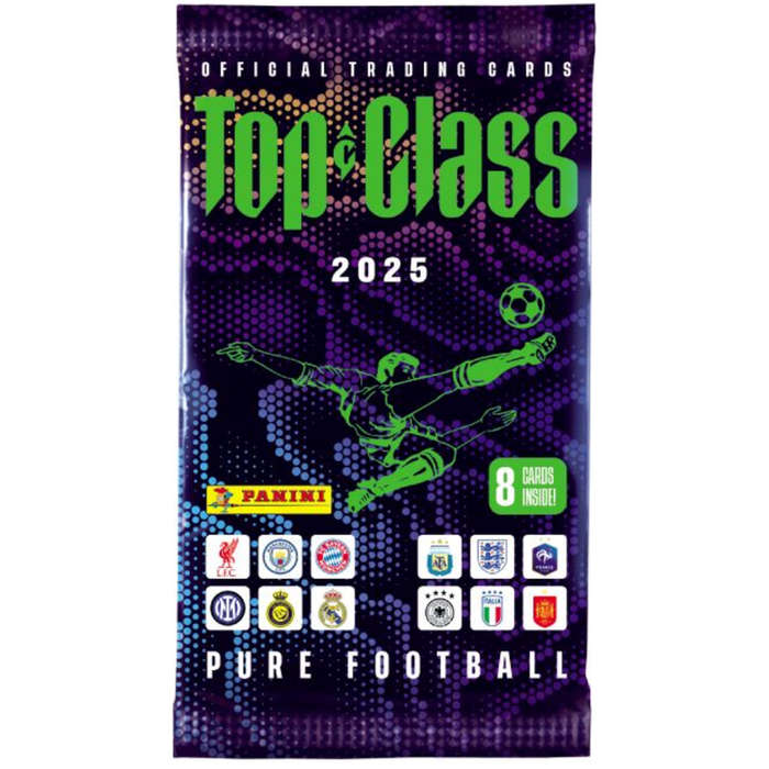 TOP CLASS 2025 Soccer Cards Booster Pack (8 Cards)