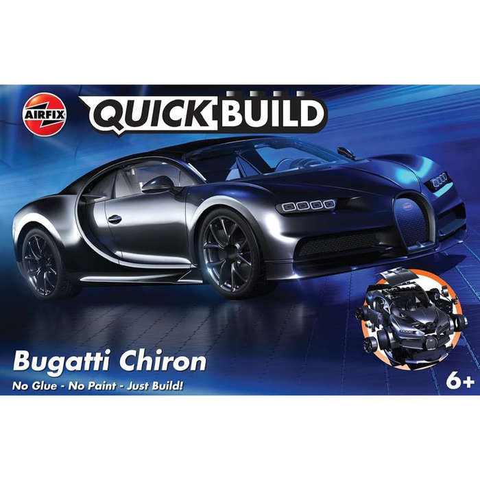 Quickbuild Vehicles Bugatti Chiron - Black