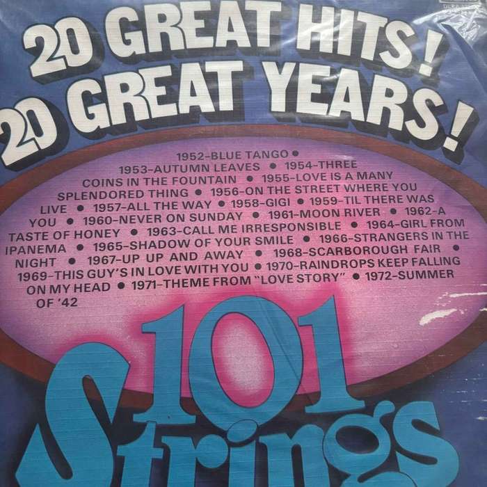 20 Great Hits 20 Great Years : Various Artists : LP Cond. = VG