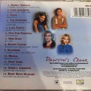 Songs from Dawson's Creek Volume 2 : Various Artists : CD