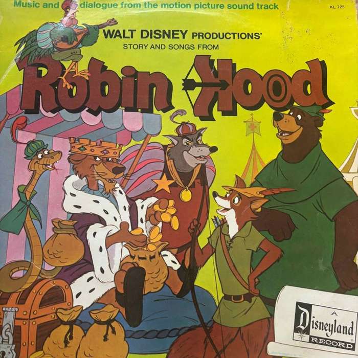 Walt Disneys Robin Hood : Various Artists : LP Cond. = VG