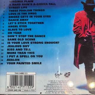 Bryan Ferry + Roxy Music: The Best Of : CD