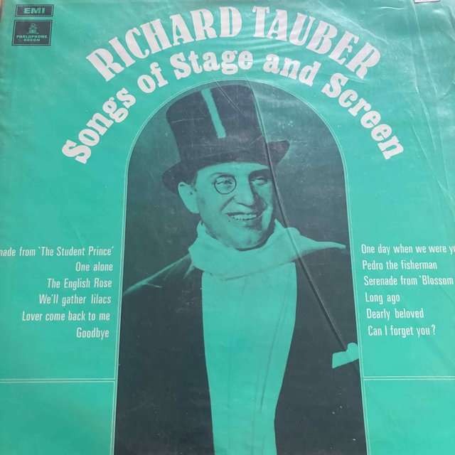 Richard Tauber : Songs of Stage and Screen : LP Cond. = VG