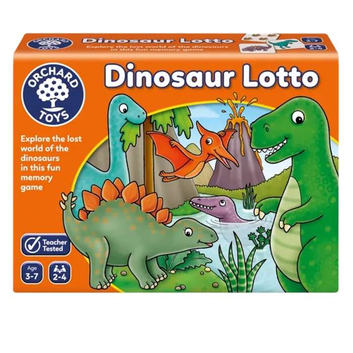 Dinosaur Lotto Childrens Educational Memory Game