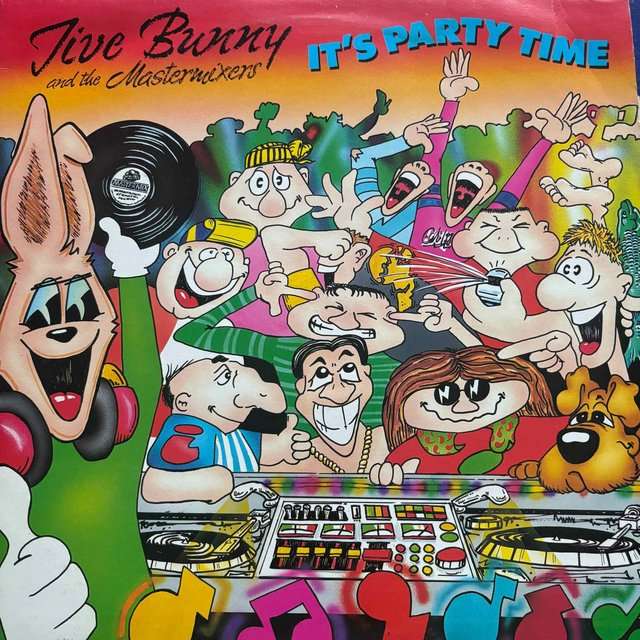 Jive Bunny & The Mastermixers : Its Party Time : LP Cond. = VG