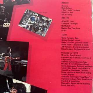 Toto : IV : LP Cond. = VG