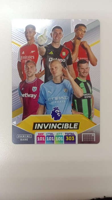 2025 Invincible  - Premier League Adrenalyn XL Soccer Card No 5