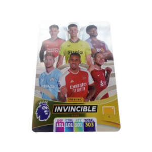 2025 PREMIER LEAGUE INVINCIBLE 5 SOCCER CARD