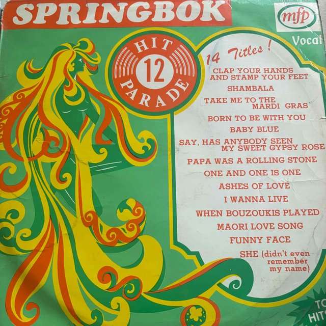 Springbok Hit Parade 12 : Various Artists : LP Cond. = VG