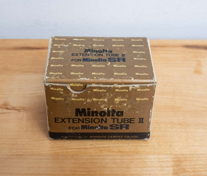 Original Minolta Macro Extension Tube Set - MD/MC/SR Mount
