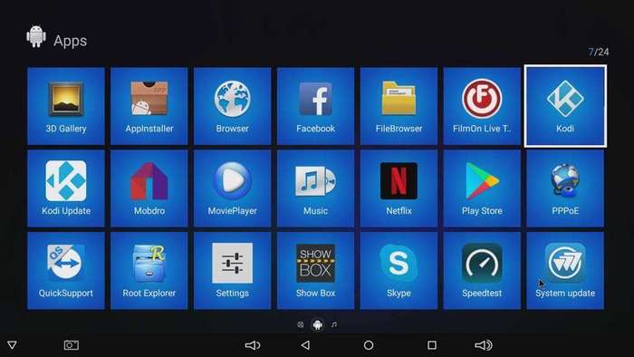 Image result for FACEBOOK PLAYSTORE YOUTUBE LOGOS SMART TV BOX