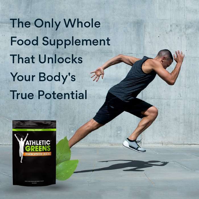 Athletic Greens Premium Green Superfood Cocktail - Complete Greens Powder Greens Supplement herba...
