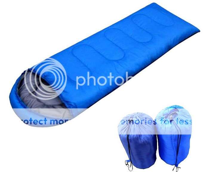 *LOCAL STOCK* outdoor camping sleeping bag summer camping envelope hooded sleeping bag