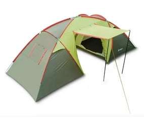 6-Person Camping Tent with Vestibule and Two Rooms