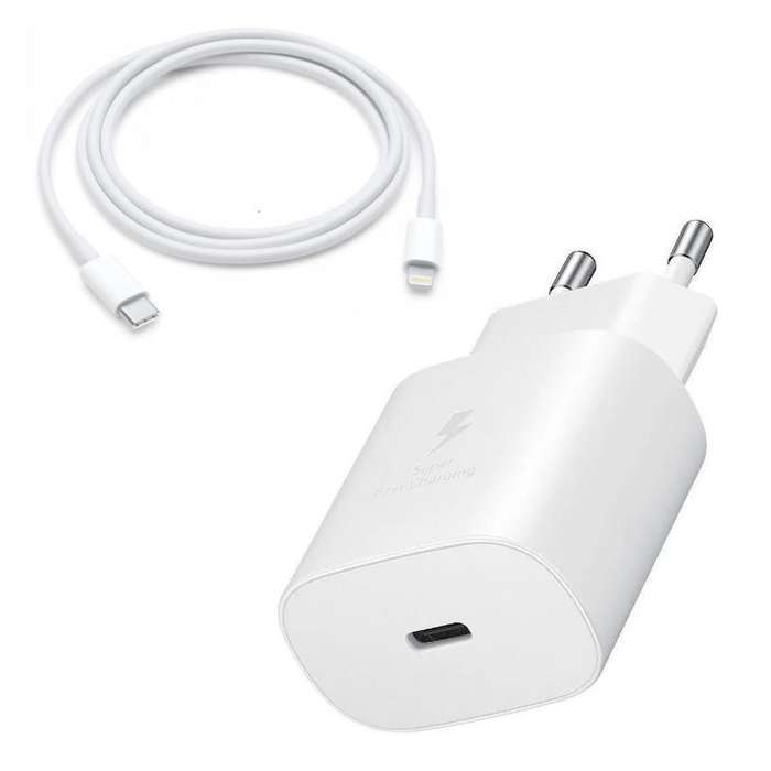 Andowl Fast Charging USB-C Wall Adapter for iPhone 20W - Lightening