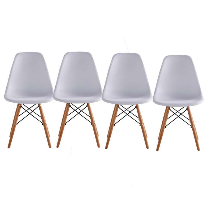 Eames Chair 4 in 1 set -White