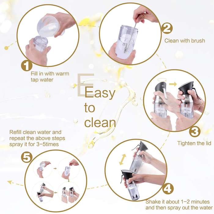 2-in-1 Olive Oil & Vinegar Spray Bottle
