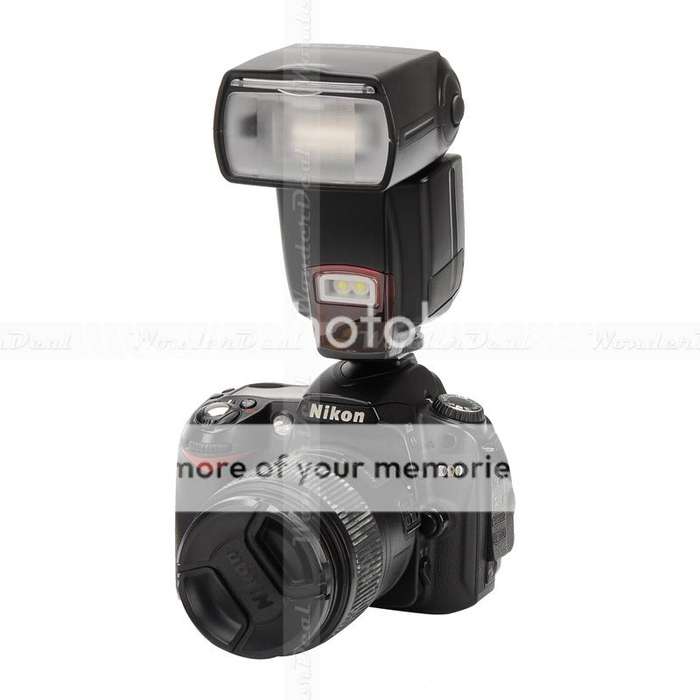 WANSEN WS 560 Flash Speedlite - For Canon, Nikon + Pentax, GN 50 (ISO 100), IGBT, Color Temp 5600k