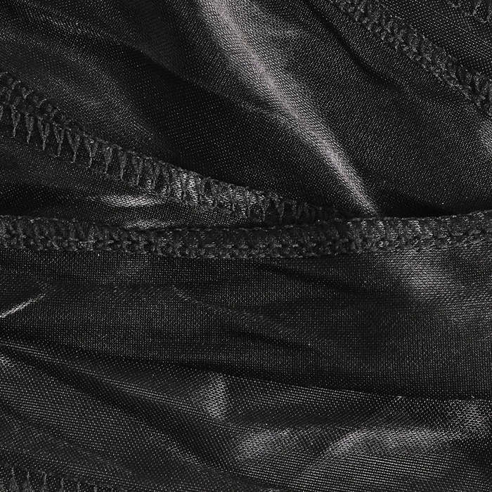 Durag Boss Silky Satin Durag with Extra Length Ties (Black)