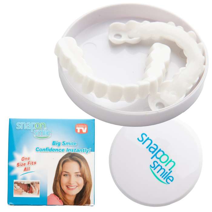 Snap-On Smile Teeth Cover Veneers (top & bottom set)