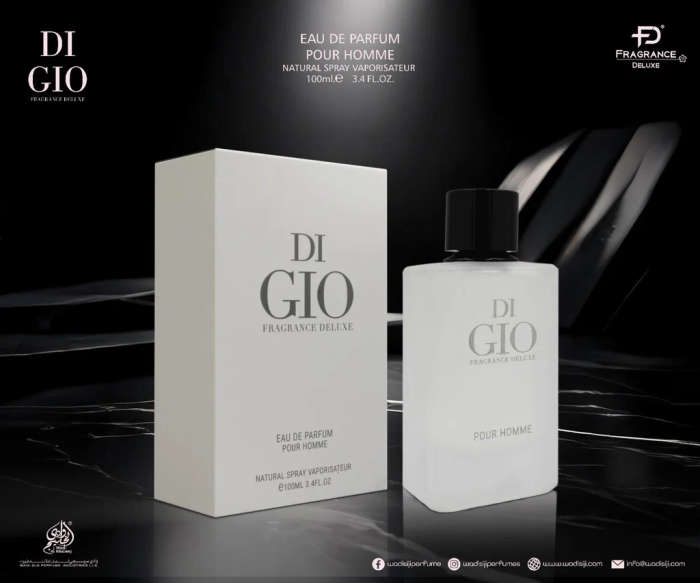 Fragrance Deluxe Di Gio Pour Homme 100 ml Eau De Parfum Fresh scent