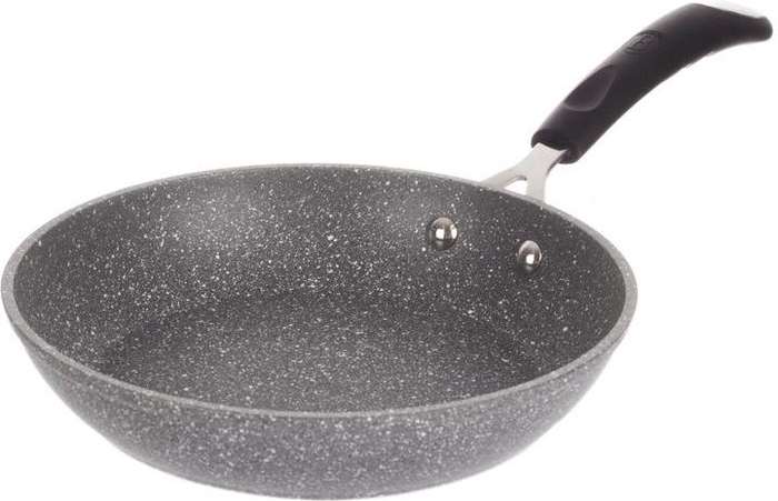 Berlinger Haus - 24 cm Gray Stone Touch Line Marble Coating Fry Pan - Gray (READ THE DESCRIPTION)