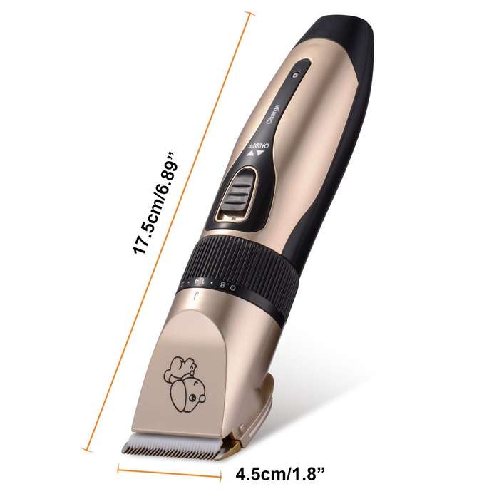 Dog Hair Clipper Kit USB Rechargeable Cordless Pet Grooming Clippers