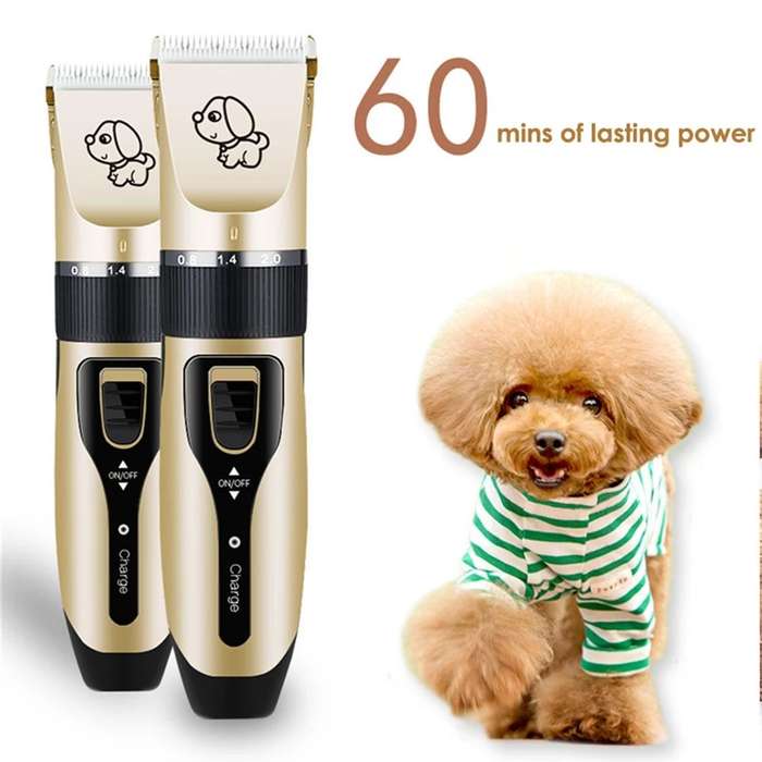Dog Hair Clipper Kit USB Rechargeable Cordless Pet Grooming Clippers