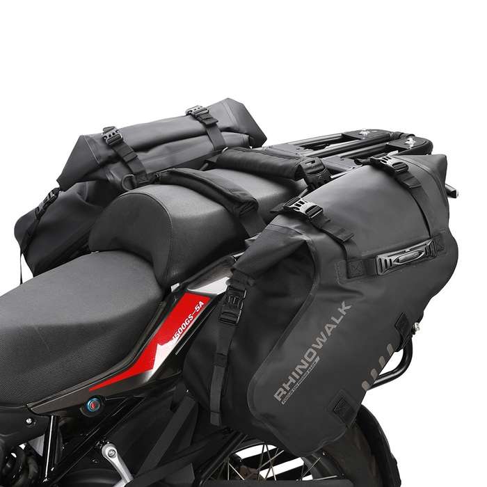 RHINOWALK MT1428BK Waterproof Motorbike Two Side Saddle Bag Motorcycle Luggage Pannier Storage Bag