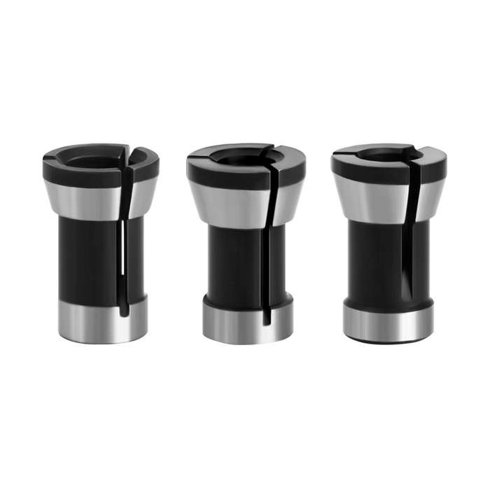 3PCS Router Collet Chuck 6mm 6.35mm 8mm Engraving Trimming Machine Clamping Adapter Converter for Wo