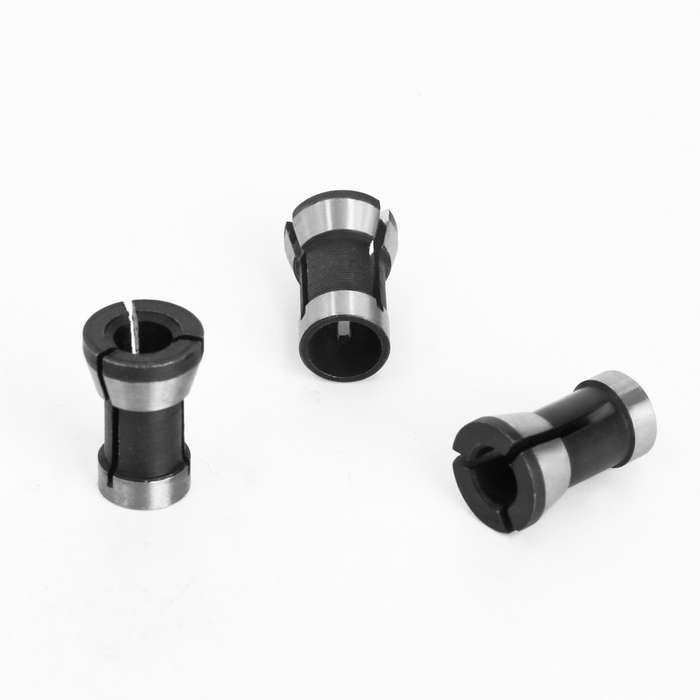 3PCS Router Collet Chuck 6mm 6.35mm 8mm Engraving Trimming Machine Clamping Adapter Converter for Wo