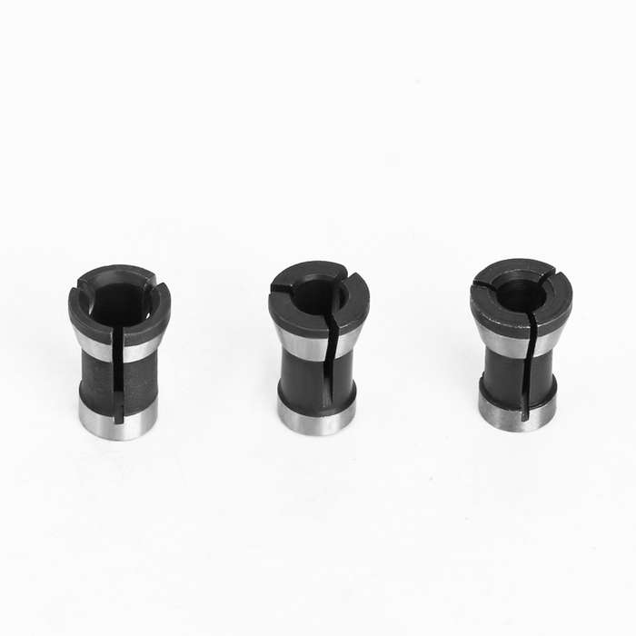3PCS Router Collet Chuck 6mm 6.35mm 8mm Engraving Trimming Machine Clamping Adapter Converter for Wo