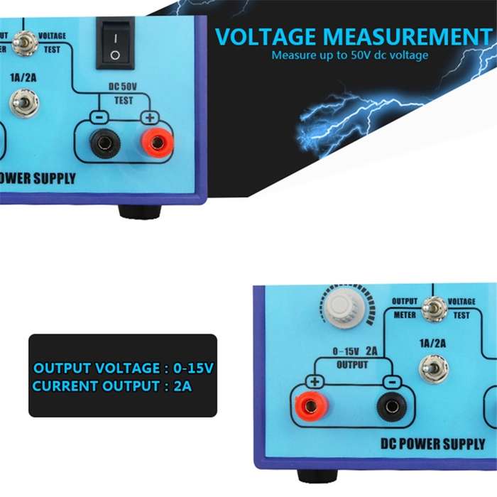 SUNSHINE P-1502TN DC Power Supply Adjustable Constant Temperature Voltage / Current Measurement for