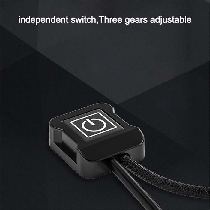 WUPP CS-974A1 12V Motorcycle Scooter Three Gear Temperature Control Electric Hand Grip Cover Heated