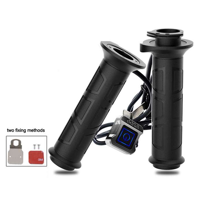 WUPP CS-974A1 12V Motorcycle Scooter Three Gear Temperature Control Electric Hand Grip Cover Heated