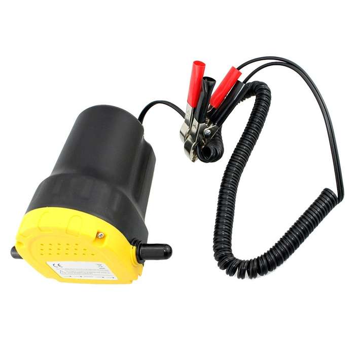 12V 60W Car Engine Oil Change Pump Extractor Fluid Scavenge Suction Oil Transfer Pump Kit