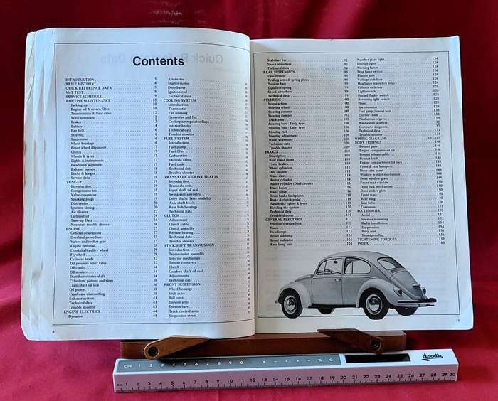 Autodata Volkswagen Beetle Manual 1968 - 1978 -`Simon Cowen & Tony Stuart-Jones